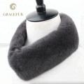 New model real removable real rex rabbit fur collar good price cheap wholesale